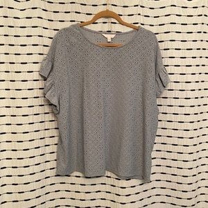 LC flutter sleeve blouse